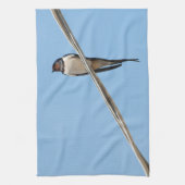 Linge De Cuisine Avaler assis sur le fil (Vertical)