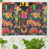 Linge De Cuisine Avec monogramme Viva la Cocina (Plié)