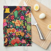 Linge De Cuisine Avec monogramme Viva la Cocina (Quart Plié)