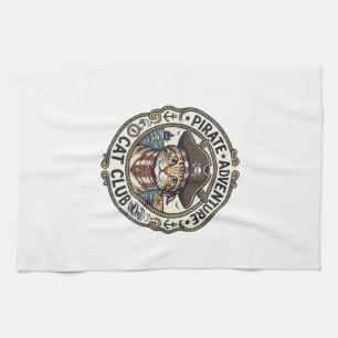 Linge De Cuisine Aventure de pirate Chat POD Vector Art - Aven Pir