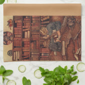 Linge De Cuisine Aventures dans la bibliothèque (Plié)