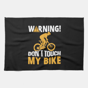 Linge De Cuisine Avertissement à vélo Ne touchez pas à mon vélo