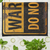 Linge De Cuisine AVERTISSEMENT ne pas se nourrir - avertissement mé (Plié)