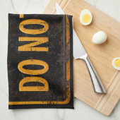 Linge De Cuisine AVERTISSEMENT ne pas se nourrir - avertissement mé (Quart Plié)