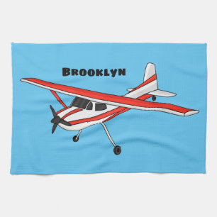 Linge De Cuisine Avion à train tricycle dessin animé