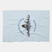 Linge De Cuisine Avion de chasse (Horizontal)