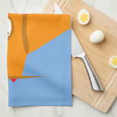 Linge De Cuisine Avion et Dalmates (Quart Plié)