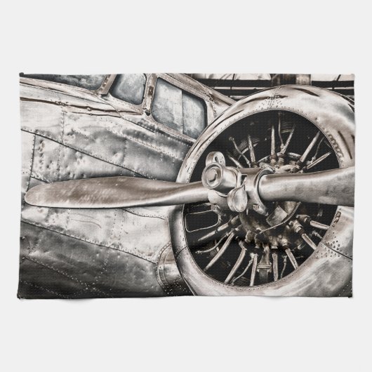 Linge De Cuisine Avion vintage (Horizontal)