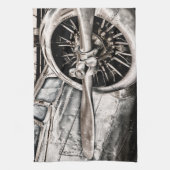 Linge De Cuisine Avion vintage (Vertical)