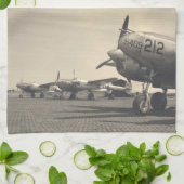 Linge De Cuisine Avions de 2ÈME GUERRE MONDIALE (Plié)