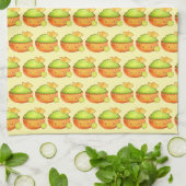 Linge De Cuisine Avocado Guacamole Et Chips Tortilla (Plié)