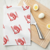 Linge De Cuisine Awesome Rooster de sauce drôle (Quart Plié)