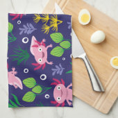 Linge De Cuisine Axolotl (Quart Plié)