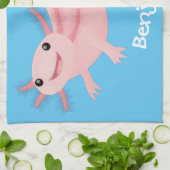 Linge De Cuisine axolotl rose pâle (Plié)