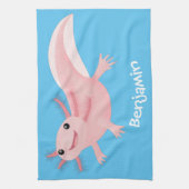 Linge De Cuisine axolotl rose pâle (Vertical)