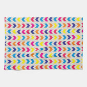 Linge De Cuisine Aztec Chevron coloré (Horizontal)