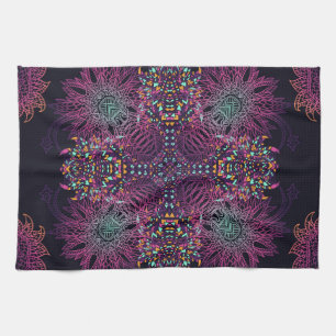 Linge De Cuisine Aztec géométrique, vintage motif sans couture.