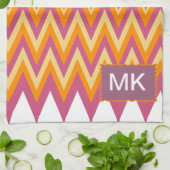 Linge De Cuisine Aztec Tribal ZigZag (Plié)