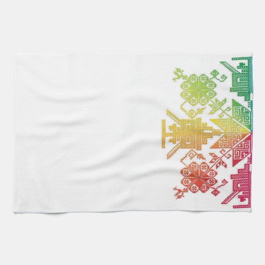 Linge De Cuisine Aztèque (Horizontal)