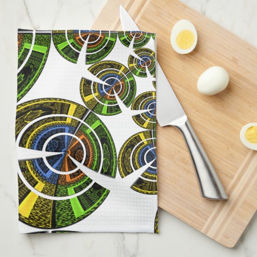 Linge De Cuisine Aztèque (Quart Plié)