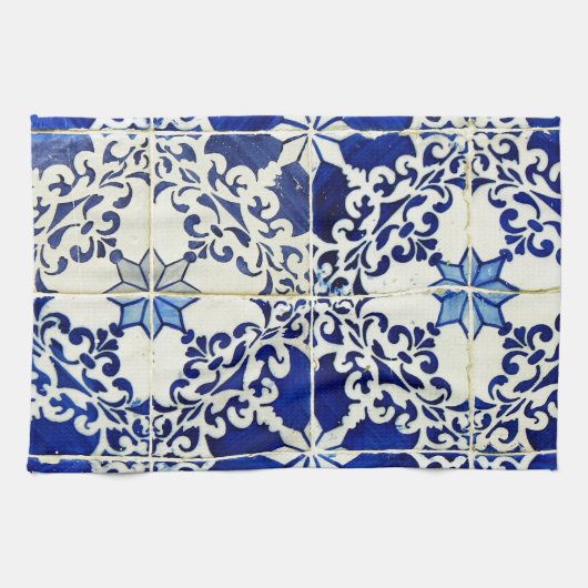 Linge De Cuisine Azulejos, Portuguese Tiles (Horizontal)
