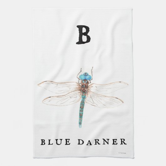 Linge De Cuisine "B" Bleu Darner (Vertical)