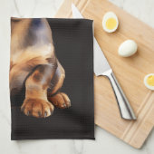 Linge De Cuisine Baby Dachshund (Quart Plié)