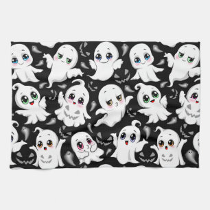 Linge De Cuisine Baby Ghosts Éffrayant mignon Halloween humeur