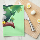 Linge De Cuisine Baby Owl St Patrick Paddy Cartoon (Quart Plié)