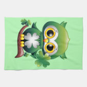 Linge De Cuisine Baby Owl St Patrick Paddy Cartoon (Horizontal)