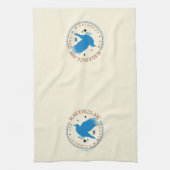 Linge De Cuisine Badge de la Fierté de la maison d'aigle bleu RAVEN (Vertical)