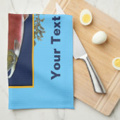 Linge De Cuisine Badge du pêcheur de combat de l'Alaska (Quart Plié)