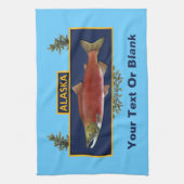 Linge De Cuisine Badge du pêcheur de combat de l'Alaska (Vertical)