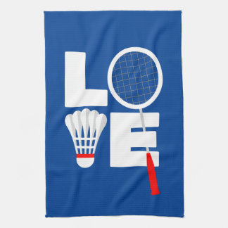 Linge De Cuisine Badminton Sports Towel - LOVE