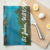 Linge De Cuisine Baie de tronc, St John USVI (Quart Plié)