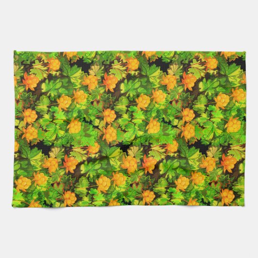 Linge De Cuisine Baies (Horizontal)