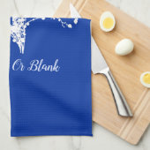 Linge De Cuisine Baies à impression Cyano (Quart Plié)