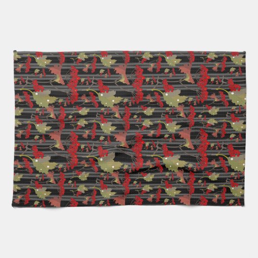 Linge De Cuisine Baies botaniques Red Chokeberry (Horizontal)