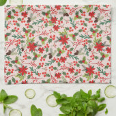 Linge De Cuisine Baies de Noël (Plié)