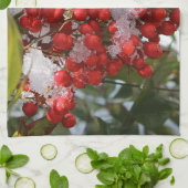 Linge De Cuisine Baies d'hiver (Plié)