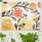 Linge De Cuisine Baies et fleurs (Plié)