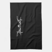 Linge De Cuisine Baignade Heartbeat Équipe Baignade Femmes Filles (Vertical)