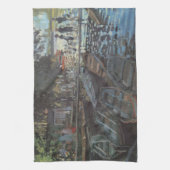 Linge De Cuisine Baignoires à La Grenouillère par Claude Monet (Vertical)