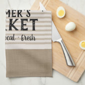 Linge De Cuisine Baignoires Marché fermier sur mesure | Agritourism (Quart Plié)