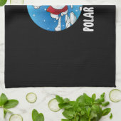 Linge De Cuisine Bain d'hiver Polar Plunge Ice Jump Polar Ours Bain (Plié)