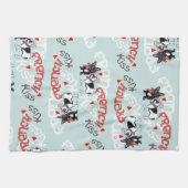 Linge De Cuisine Baiser de Bulldog français (Horizontal)