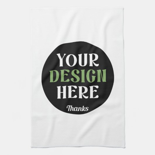 Linge De Cuisine baiser personnalisé, unique, élégant et minimalist (Vertical)