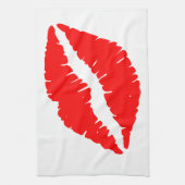 Linge De Cuisine Baiser rouge (Vertical)