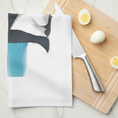 Linge De Cuisine Baisers d'amour de pingouin (Quart Plié)