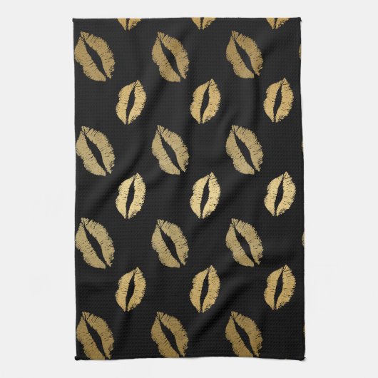 Linge De Cuisine Baisers d'or (Vertical)